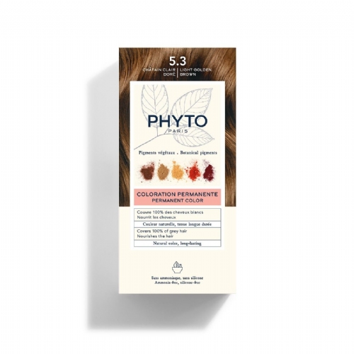 Phyto phytocolor sensitive 5.3 castaño claro dorado