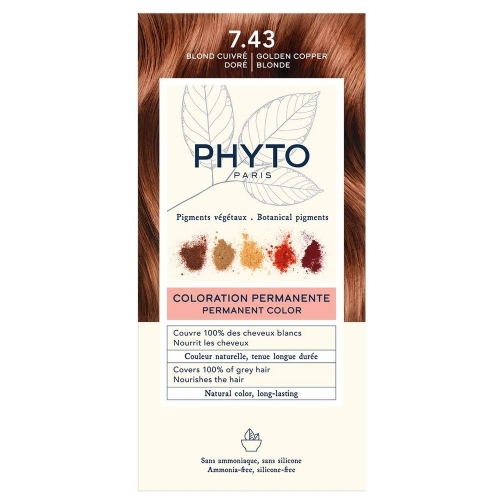 Phyto phytocolor 7.43 rubio dorado