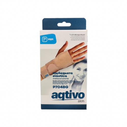 Muñequera metacarpiana prim aqtivo skin elastica 1 unidad talla l - prim aqtivo skin elastica