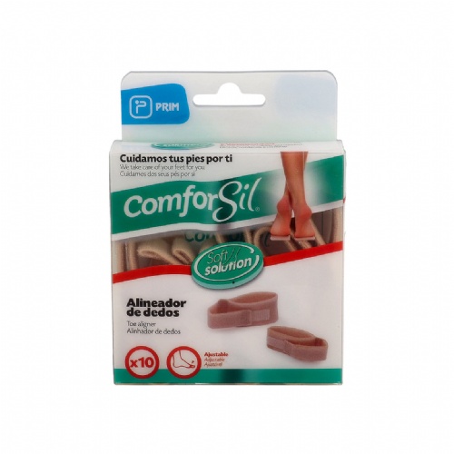 Alineador de dedos - comforsil (10 unidades talla m)