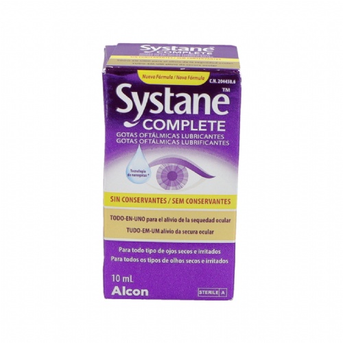 Systane complete - gotas oftalmicas lubricantes sin conservantes (1 frasco 10 ml)