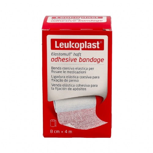 Venda elastica cohesiva elastomull haft 1 unidad 4 m x 8 cm - elastomull haft