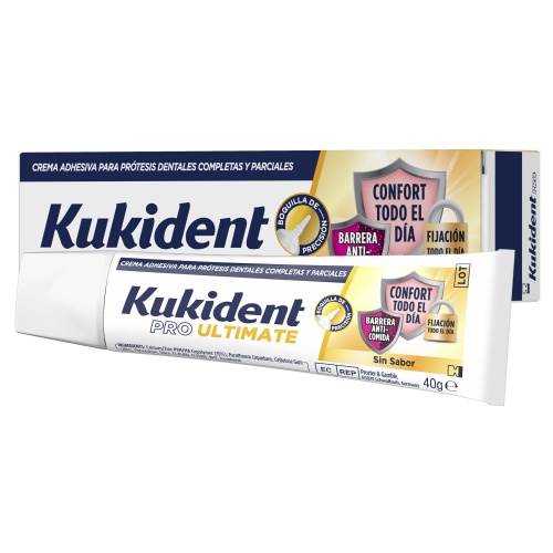 Kukident pro ultimate  2 tubos 40 g sin sabor