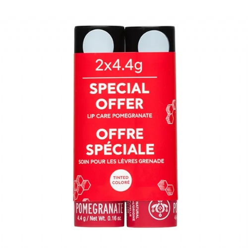 Apivita balsamo duplo labial color con granada