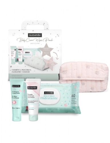 Suavinex baby care wipes canastilla  pack pink