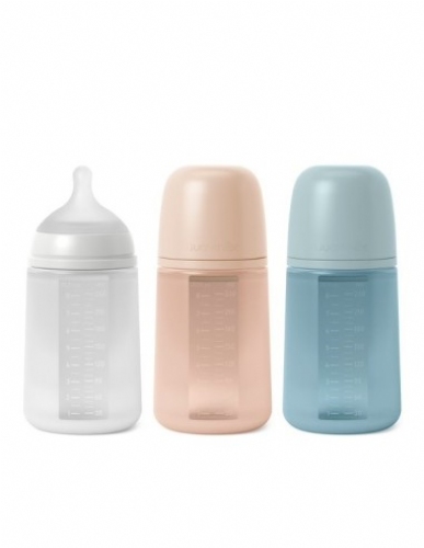 Biberon silicona suavinex soft colour + 3 meses 1 unidad 240 ml - suavinex soft colour