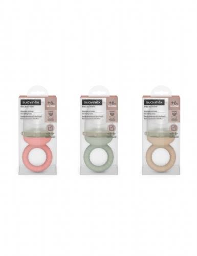 Alimentador antiahogo silicona suavinex selection + 3 meses 1 unidad colour essence