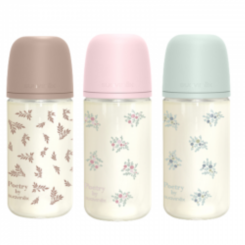 Biberon vidrio tetina fisiologica silicona suavinex sx pro selection + 3 meses 1 unidad 240 ml flujo