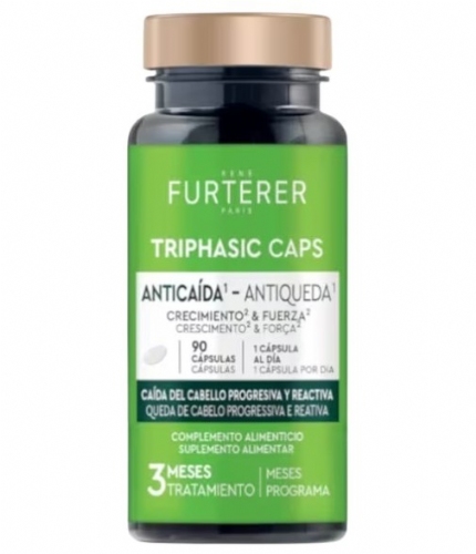 Triphasic anticaida crecimiento & fuerza rene furterer 90 capsulas