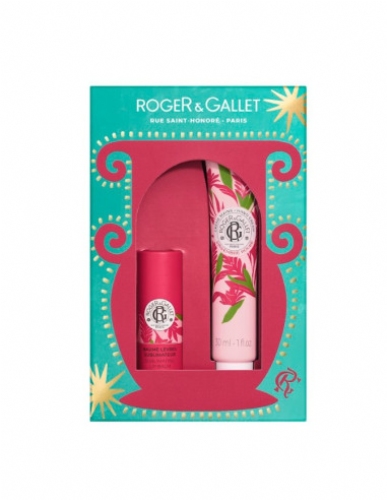 Roger & gallet crema de manos gingembre rouge 30 ml+ labial baume sublime