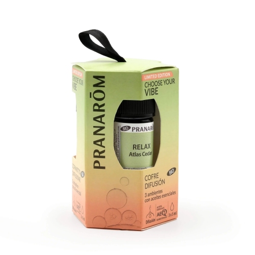 Pranarom cofre difusion choose your vibe 3 ambientes con aceite esenciales bio