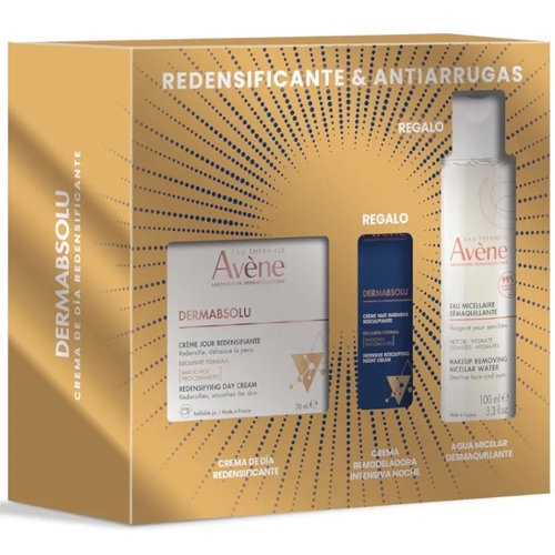 Avene pack dermabsolu crema de dia 40 ml + dermoabsolute crema noche 10ml + agua micelar 100ml