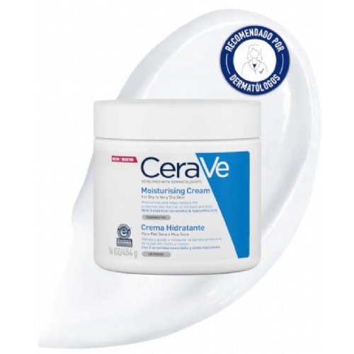 Cerave crema hidratante piel seca  1 envase 454 g