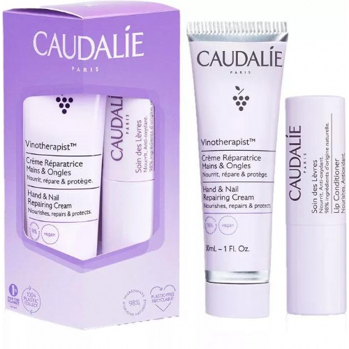 Caudalie duo vinotherapist liphand crema de manos y labial