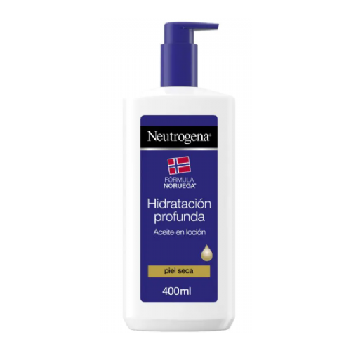 Neutrogena hidratacion profunda aceite en locion  1 envase 400 ml pack promocional