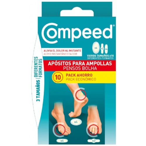 Compeed ampollas  surtido 3 tamaños 10 unidades pack ahorro