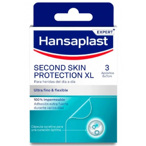 Hansaplast second skin protection  3 parches 7 cm x 6 cm