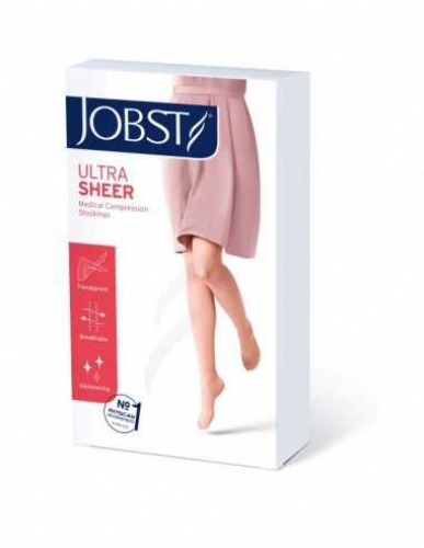 Jobst media corta ultrasheer cl1 caramelo t2 petite