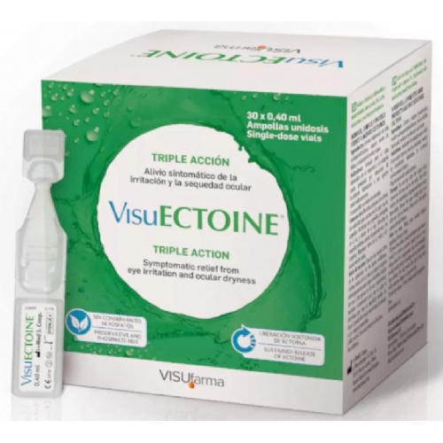 Visuectoine  30 ampollas unidosis 0,4 ml
