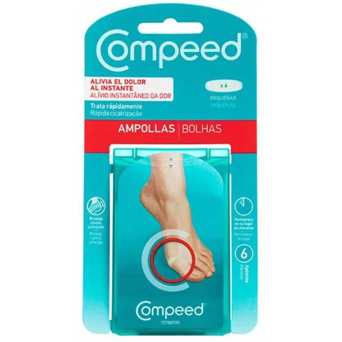 COMPEED AMPOLLAS - HIDROCOLOIDE (T- PEQ 6 U)