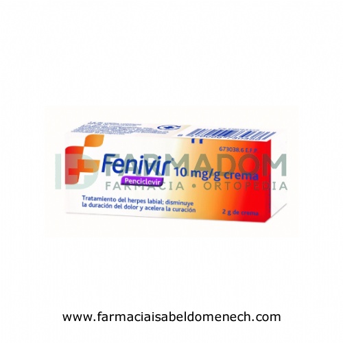FENIVIR 10 mg/g CREMA, 1 tubo de 2 g