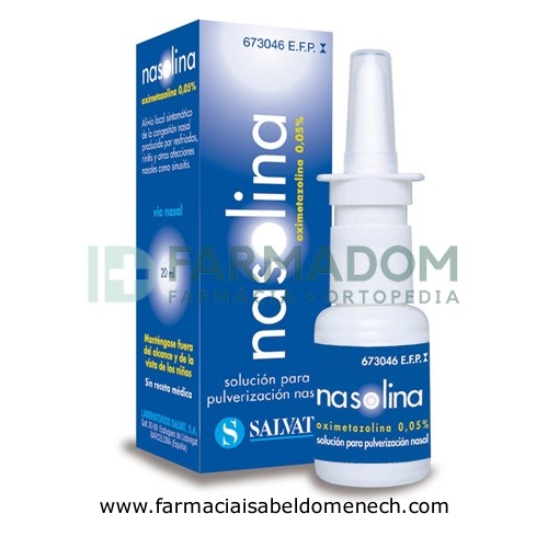 NASOLINA, 1 envase pulverizador de 20 ml