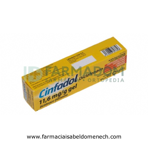 CINFADOL 11,6 MG/G GEL, 1 tubo de 60 g