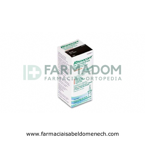 RHINOCORT 64 microgramos SUSPENSION PARA PULVERIZACION NASAL, 1 envase pulverizador de 120 dosis
