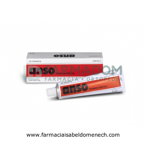 ANSO POMADA RECTAL, 1 tubo de 50 g