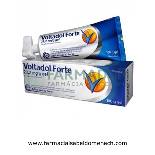 VOLTADOL FORTE 23,2 MG/G GEL,1 tubo de 100 g