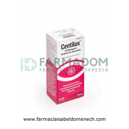 CENTILUX 0,25 mg/ml COLIRIO EN SOLUCION , 1 frasco de 10 ml