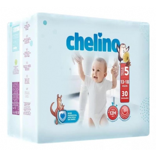 PAÑAL INFANTIL - CHELINO FASHION & LOVE (T- 5 (13 - 18 KG) 30 PAÑALES)