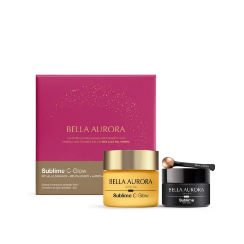 Bella aurora cofre sublime c-glow 50ml  + contorno de ojos 15ml