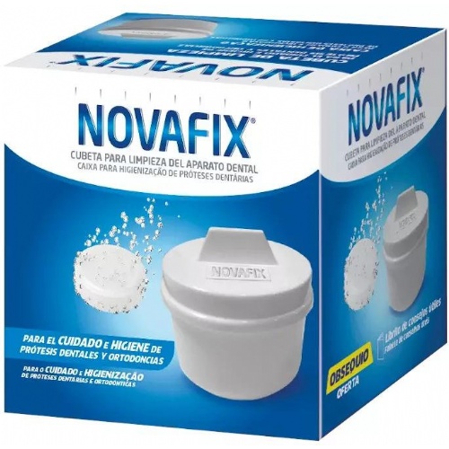 Novafix cubeta para limpieza de aparato dental (1 cubeta)