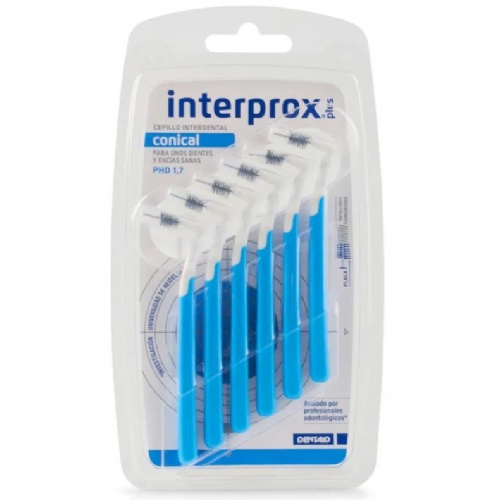 CEPILLO ESPACIO INTERPROXIMAL - INTERPROX PLUS (CONICO 6 U)