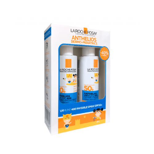 La roche posay  anthelios dermo-pediat spf 50+  spray 200 ml 40% 2u