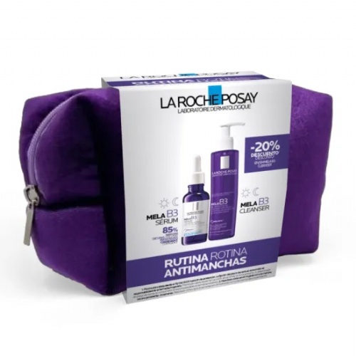 La roche posay rutina antimanchas mela b3 serum+cleanser dto 20% mela b3