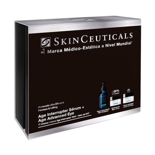 Skinceuticals cofre age interrupter ultra serum + age advanced eye + age interrupter crema 15ml