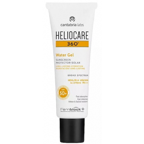 Heliocare 360º spf 50+ water gel hidratacion long-lasting - protector solar (1 envase 50 ml)
