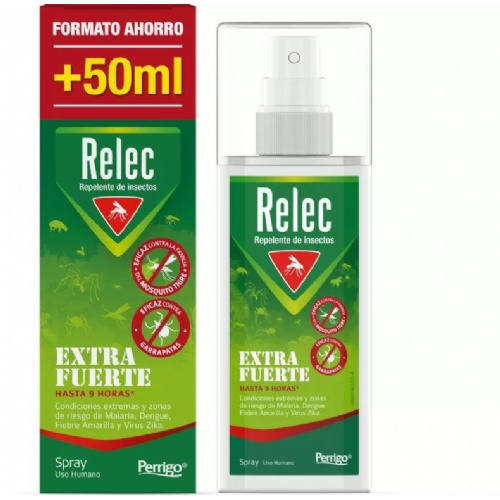 Relec extrafuerte repelente de mosquitos spray xl  1 envase 125 ml