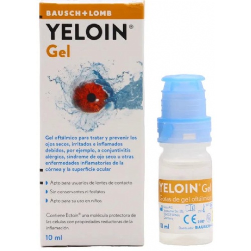 Yeloin  gel oftalmico 1 envase 10 ml