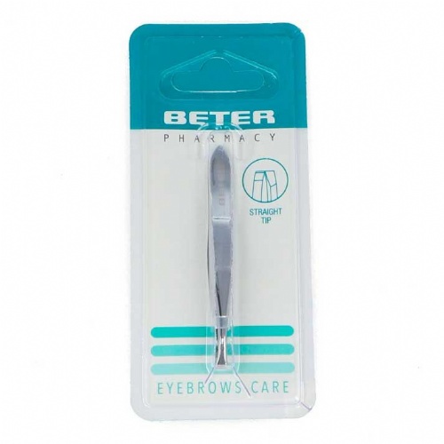 Pinzas depilar - beter (cromada p recta 7.2 cm)