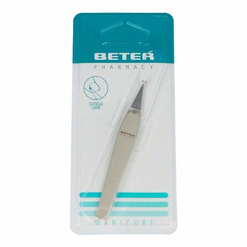 Cortacuticulas con empujapieles - beter (inoxidable)