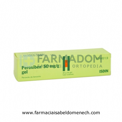 PEROXIBEN  50 mg/g GEL, 1 tubo de 30 g