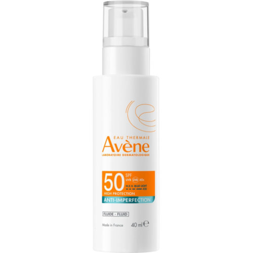Avene solar fluido  anti imperfeciones spf50+ 40ml