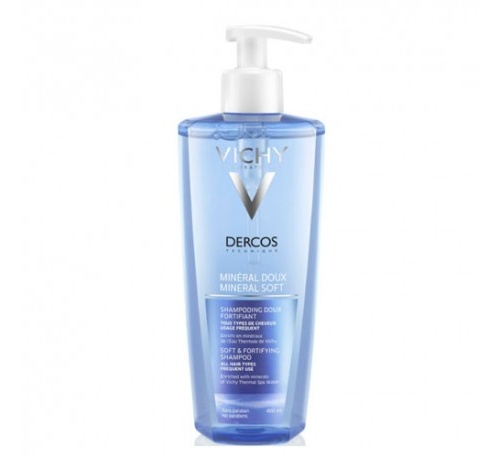 DERCOS TECHNIQUE MINERAL SUAVE USO FRECUENTE CHAMPU FORTIFICANTE 400 ML