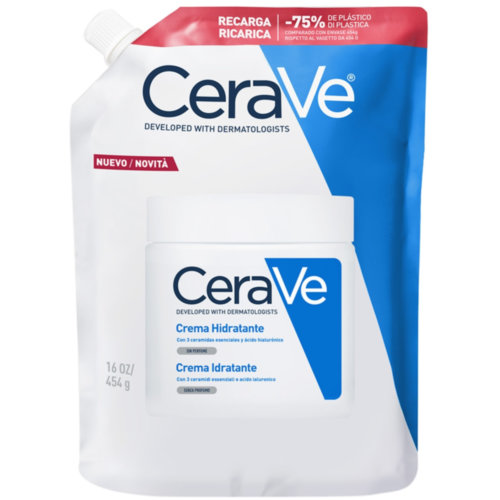 Cerave crema hidratante  1 envase 473 ml recarga