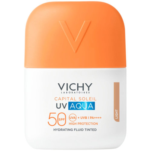 Capital soleil uv aqua fluido hidratante spf 50  1 envase 50 ml color tono claro