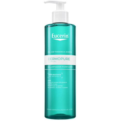 Eucerin dermopure oil control gel limpiador facial 1 envase 400 ml - gel limpiador facial