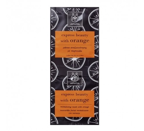 Apivita mascarilla iluminadora orange  2x8ml